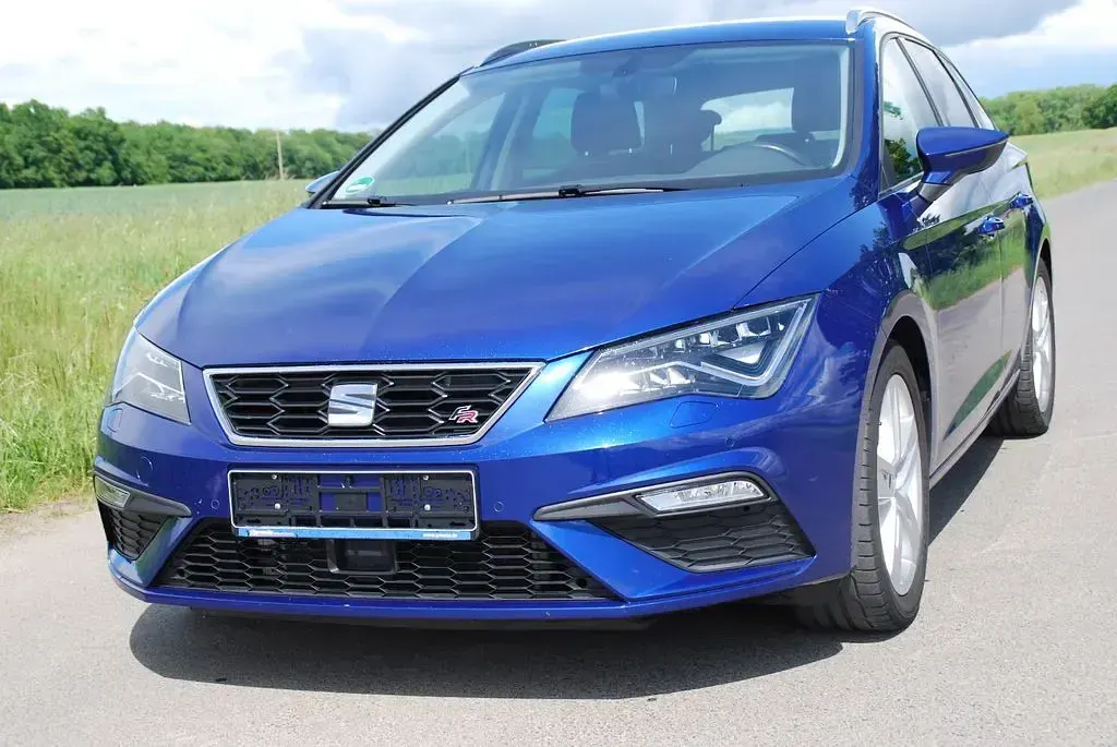 Brugt Seat Leon ST FR 150 HK (110 kW) 2020 Blå Stationcar