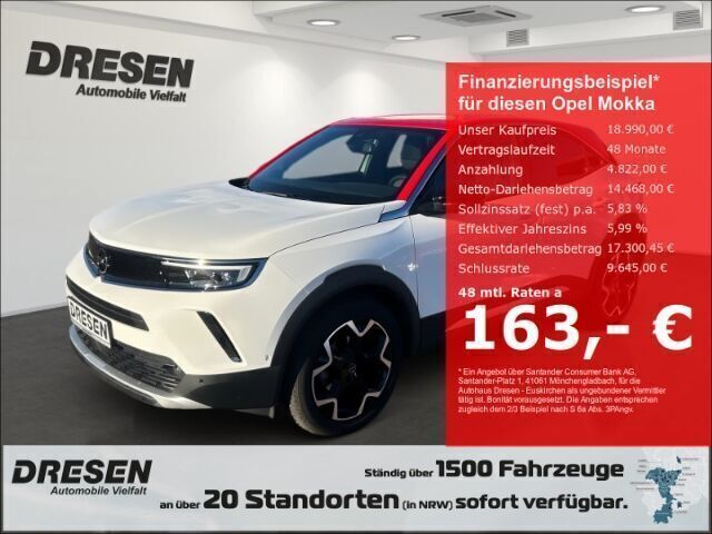 Weiss Gebraucht 2021 Opel Mokka Ultimate SUV | 19.490 € (Guter Preis) - Bild 1/4