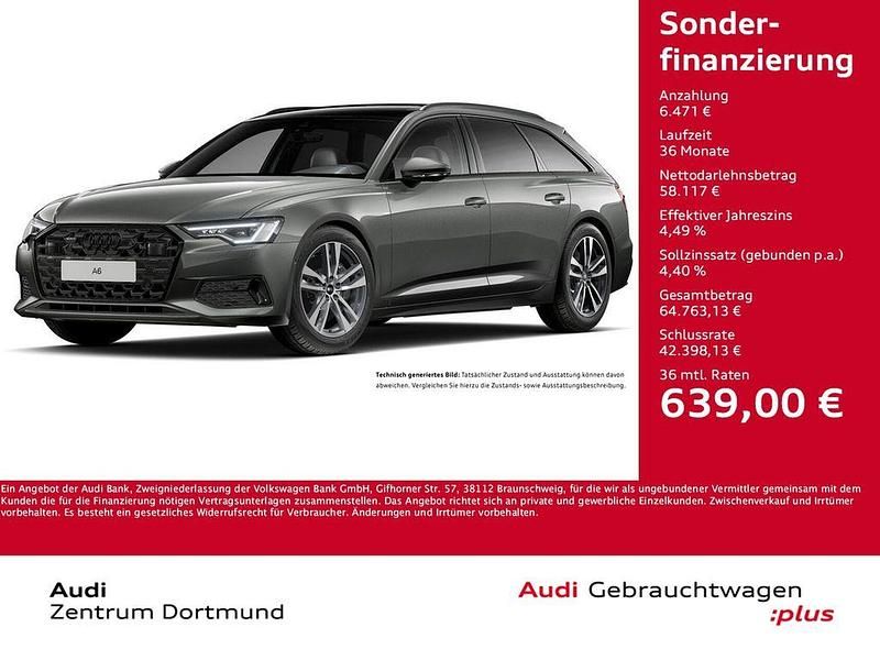Chronosgrau metallic Gebraucht 2025 Audi A6 S-Line Kombi | 64.588 € (Fairer Preis) - Bild 1/3