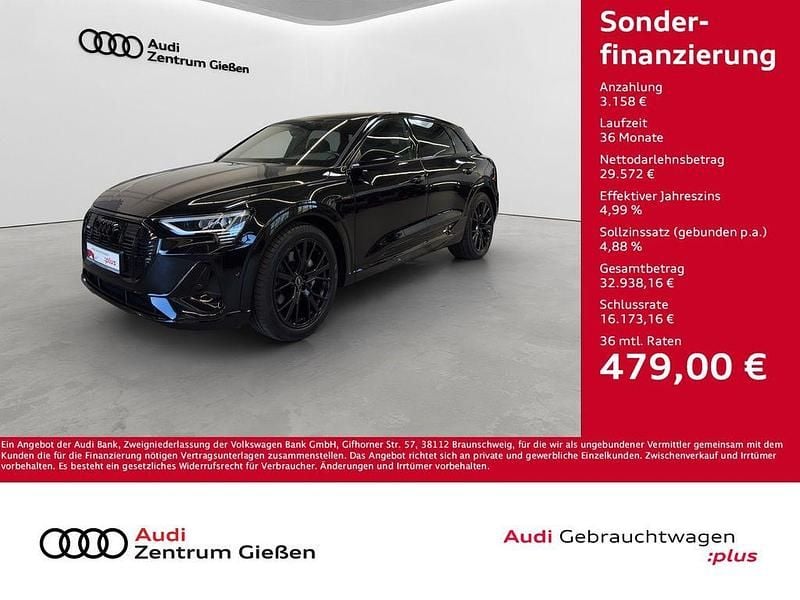 Gebraucht Audi e-tron S-Line 300 kW (408 PS) 2022 Mythosschwarz metallic SUV