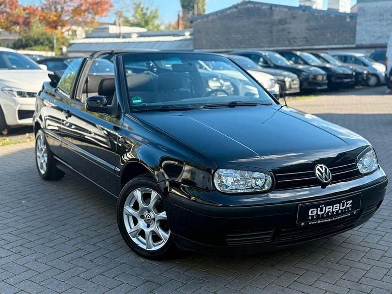 Schwarz Gebraucht 2000 VW Golf Cabriolet Trendline Cabrio | 3.900 € (Guter Preis) - Bild 1/4