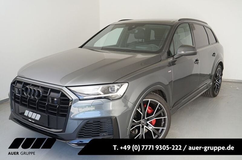 Grau Gebraucht 2022 Audi Q7 S-Line SUV | 58.300 € (Superpreis) - Bild 1/4