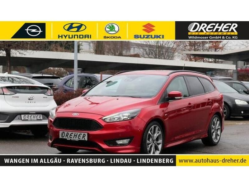 Gebraucht Ford Focus ST-Line 150 PS (110 kW) 2018 Candyrot (metallic) Kombi