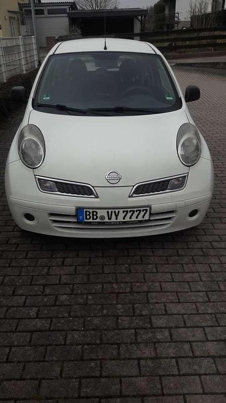 Weiß Gebraucht 2010 Nissan Micra Visia Kleinwagen | 1.280 € (Fairer Preis) - Bild 1/4