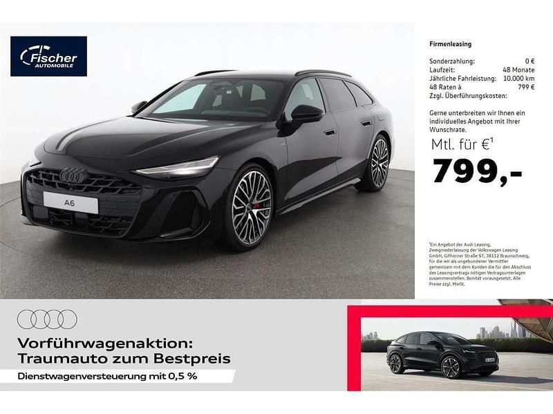 Mythosschwarz metallic Gebraucht 2025 Audi A6 Sport Kombi | 74.980 € (Guter Preis) - Bild 1/4