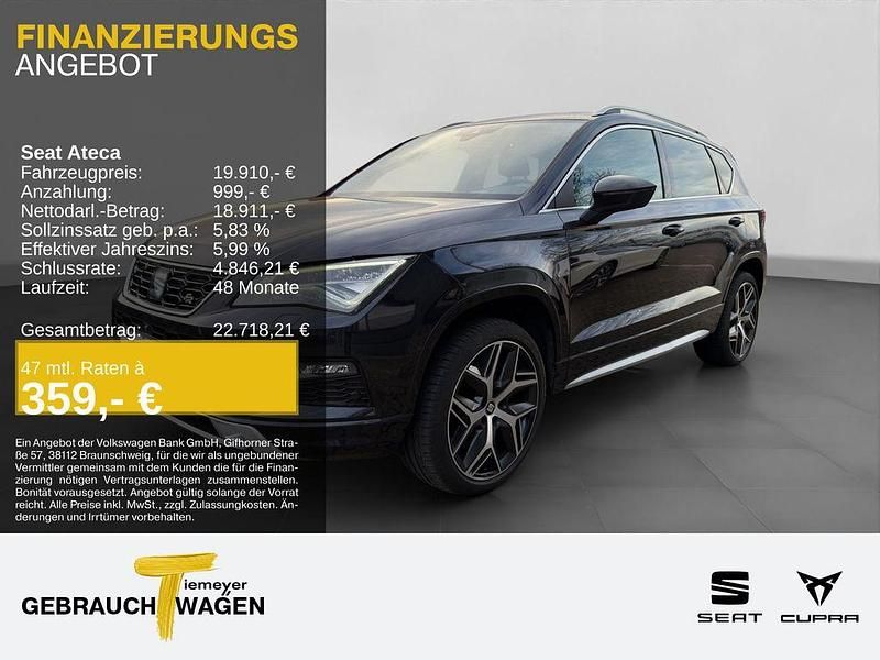 Gebraucht Seat Ateca FR 150 PS (110 kW) 2019 Schwarz SUV