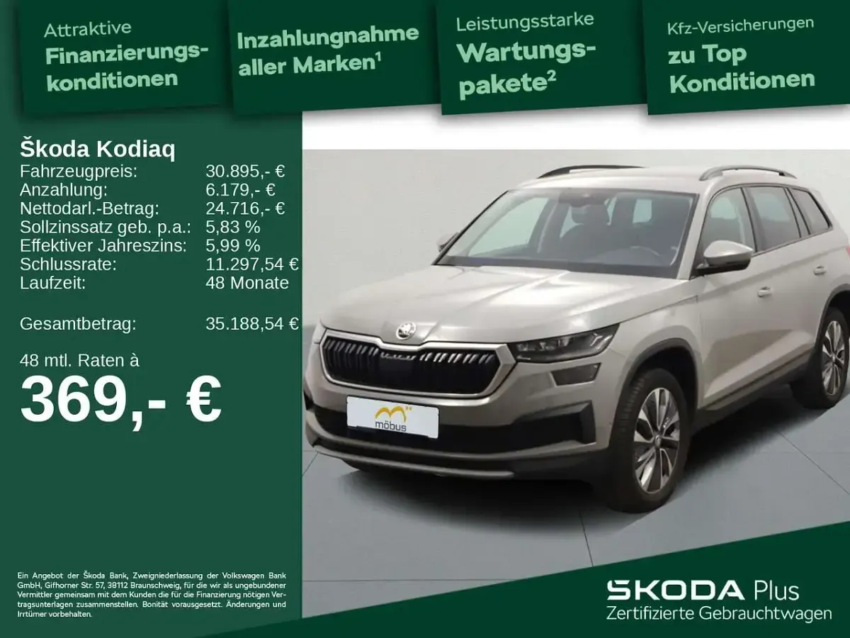 Gebraucht Skoda Kodiaq Tour 190 PS (139 kW) 2022 Stahlgrau SUV