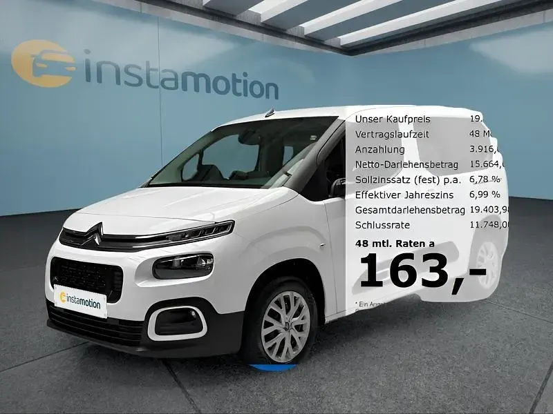 Gebraucht Citroën Berlingo 131 PS (96 kW) 2023 Weiß Van / Kleinbus