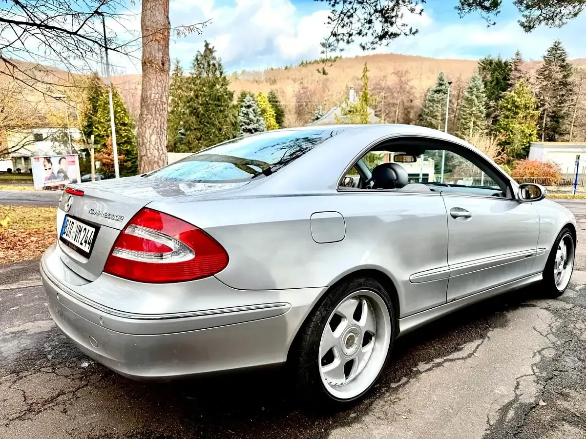 Gebraucht Mercedes CLK200 Avantgarde 163 PS (119 kW) 2002 Silber Coupé