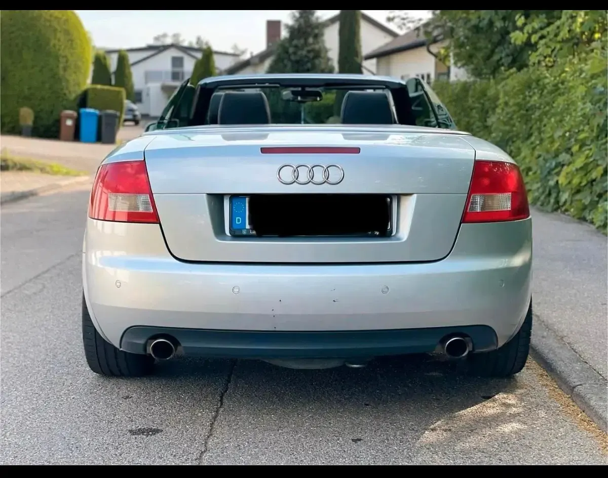 Gebraucht Audi A4 Cabriolet 163 PS (119 kW) 2003 Silber Cabrio