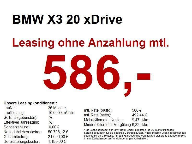 Weiß Neu 2025 BMW X3 Sport Line SUV | 50.629 € - Bild 1/2