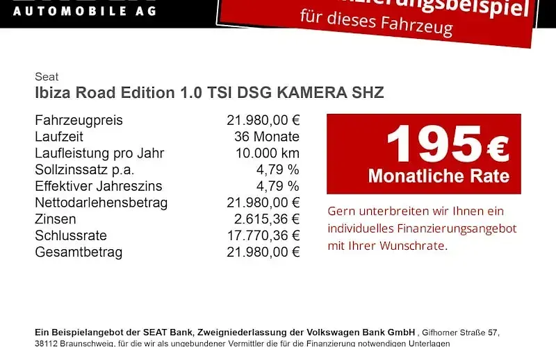 Neu Seat Ibiza 115 PS (84 kW) 2025 Blau Limousine