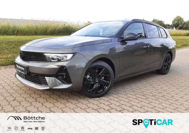 Vulkan grau Gebraucht 2024 Opel Astra GS Line Kombi | 33.480 € (Teuer) - Bild 1/4