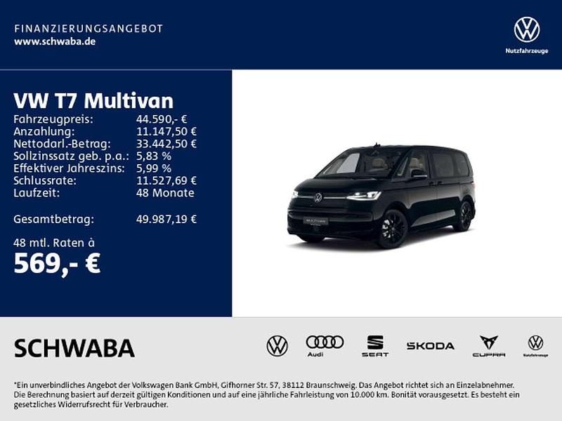 Gebraucht VW Multivan Life 150 PS (110 kW) 2024 Deep black perleffekt Van
