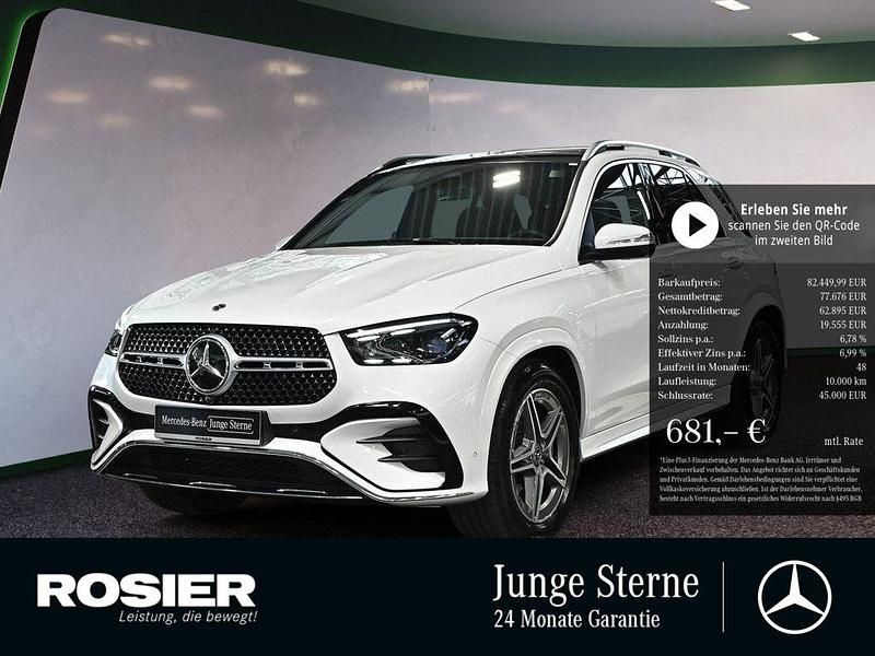 Weiss / opalithweiß Gebraucht 2025 Mercedes GLE450 AMG Advanced Plus SUV | 82.450 € (Superpreis) - Bild 1/3