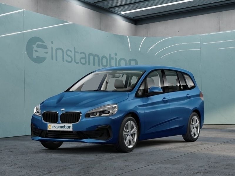 Blau Gebraucht 2022 BMW 218 Gran Tourer Van / Kleinbus | 26.400 € (Teuer) - Bild 1/3
