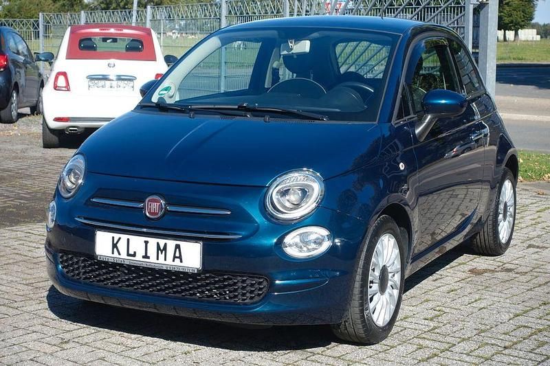 Blau Gebraucht 2018 Fiat 500 Lounge Kleinwagen | 9.990 € (Fairer Preis) - Bild 1/4