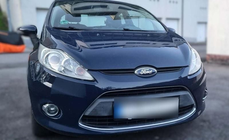 Gebraucht Ford Fiesta Titanium 120 PS (88 kW) 2009 Blau Kleinwagen