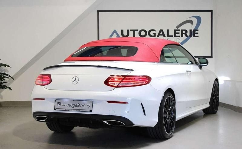 Gebraucht Mercedes C300 AMG line 245 PS (180 kW) 2017 Polarweiss  unilack Cabrio