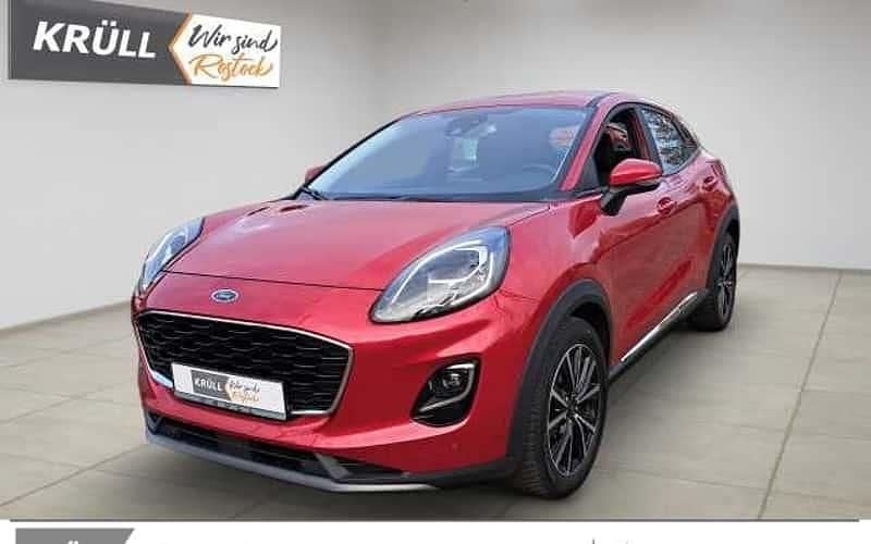 Rot Gebraucht 2021 Ford Puma Gen-E Titanium SUV | 15.990 € (Superpreis) - Bild 1/4