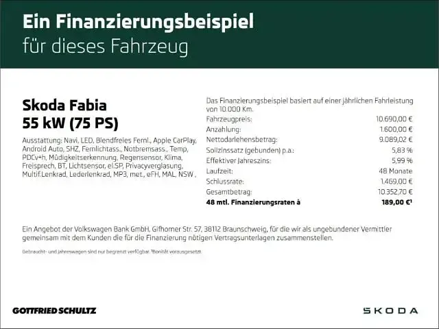 Gebraucht Skoda Fabia Soleil 75 PS (55 kW) 2019 Schwarz Kleinwagen
