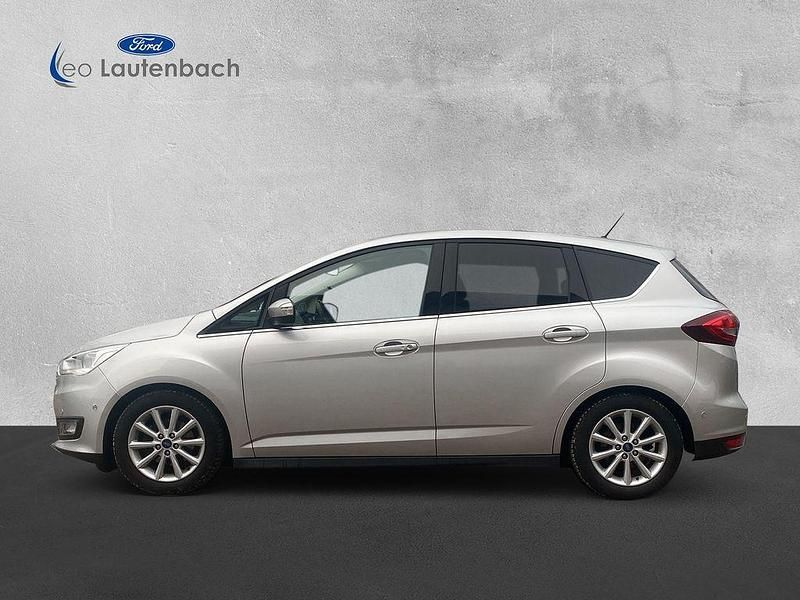 Gebraucht Ford C-MAX Titanium 125 PS (91 kW) 2018 Polarsilber metallic Van / Kleinbus