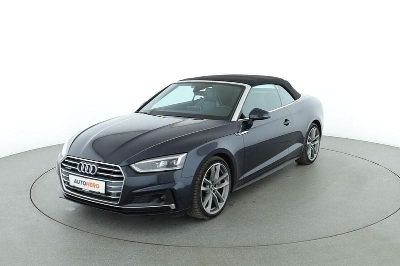 Blau Gebraucht 2018 Audi A5 Cabriolet Sport Cabrio | 26.740 € (Fairer Preis) - Bild 1/3