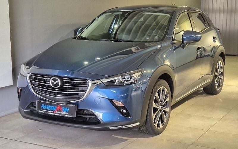 Blau Gebraucht 2022 Mazda CX-3 Comfort SUV | 18.980 € (Fairer Preis) - Bild 1/4