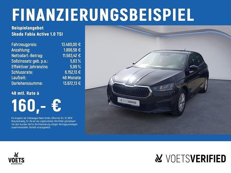 Gebraucht Skoda Fabia Active 80 PS (58 kW) 2022 Schwarz Kleinwagen