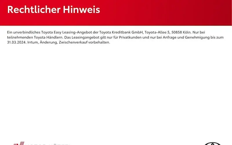 Neu Toyota Urban Cruiser Active 105 kW (144 PS) 2026 Blau SUV
