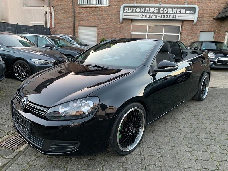 Gebraucht VW Golf Cabriolet 105 PS (77 kW) 2013 Schwarz Cabrio