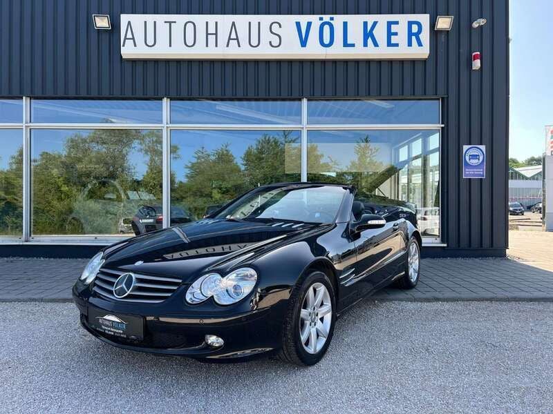 Obsidianschwarz Gebraucht 2001 Mercedes SL500 Cabrio | 25.000 € (Teuer) - Bild 1/4