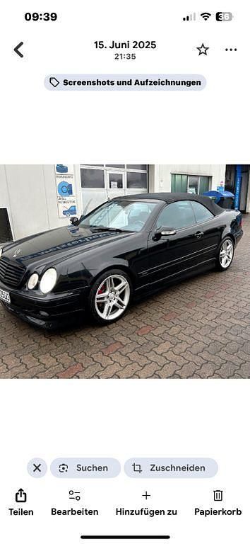 Schwarz Gebraucht 2001 Mercedes CLK320 Avantgarde Cabrio | 6.000 € (Fairer Preis) - Bild 1/4