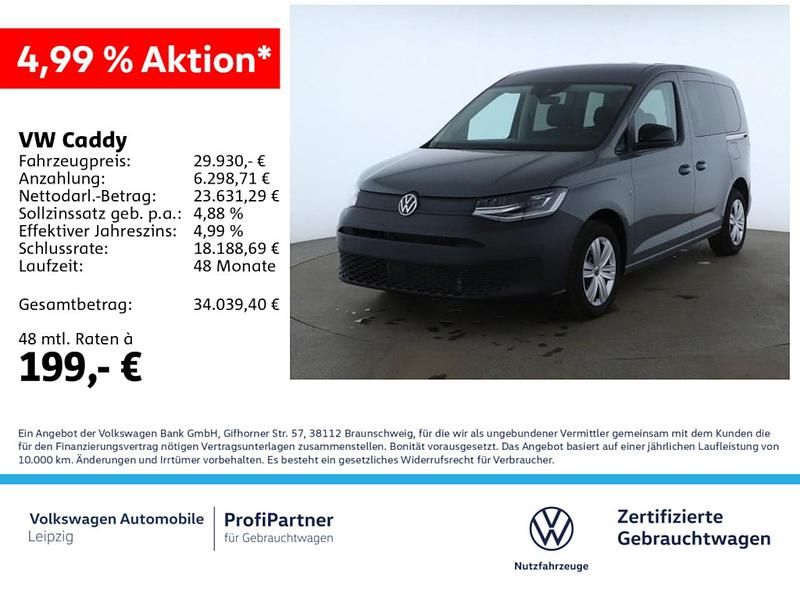 Gebraucht VW Caddy Basis 102 PS (75 kW) 2025 Grau Van / Kleinbus