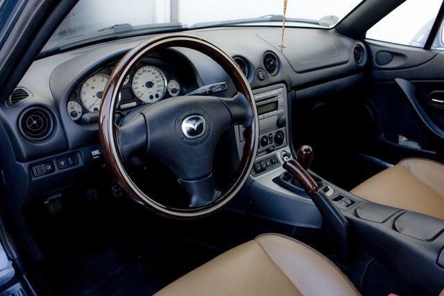 Gebraucht Mazda MX5 Impuls 110 PS (80 kW) 2004 Blau metallic Cabrio