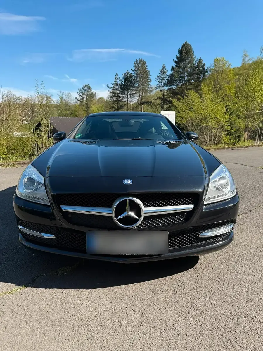 Gebraucht Mercedes SLK250 204 PS (150 kW) 2012 Schwarz Cabrio