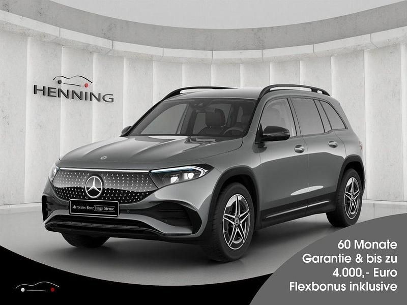 Grau Gebraucht 2024 Mercedes EQB300 AMG line SUV | 44.880 € (Teuer) - Bild 1/4