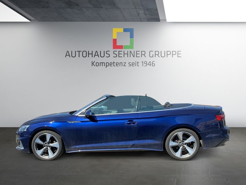 Używany Audi A5 Cabriolet Advanced 190 KM (139 kW) 2020 Niebieski Kabriolet