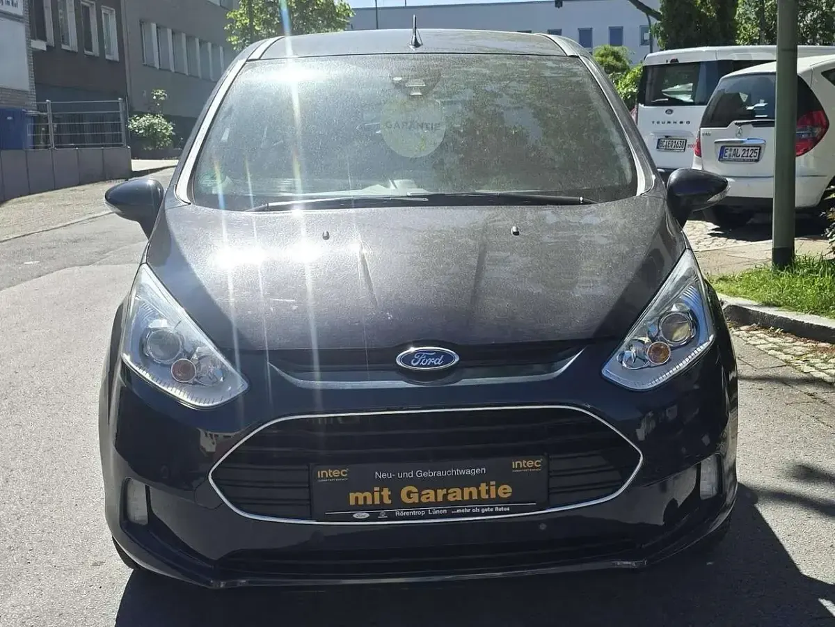 Gebraucht Ford B-MAX Titanium 101 PS (74 kW) 2013 Midnight skygrau metallic Van / Kleinbus