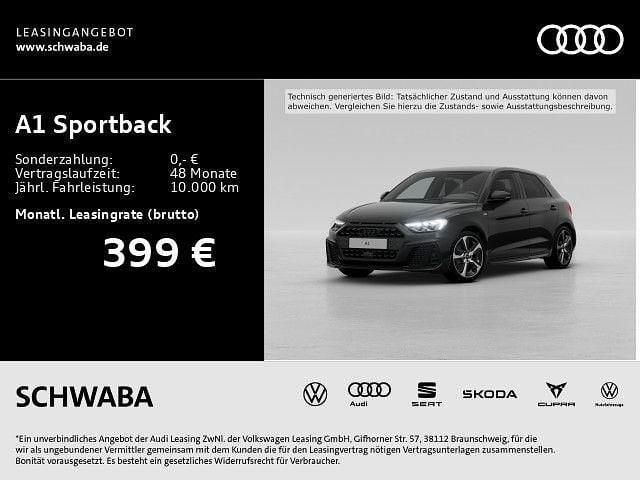 Schwarz Neu 2025 Audi A1 Sportback S-Line Kleinwagen | 31.990 € (Fairer Preis) - Bild 1/4