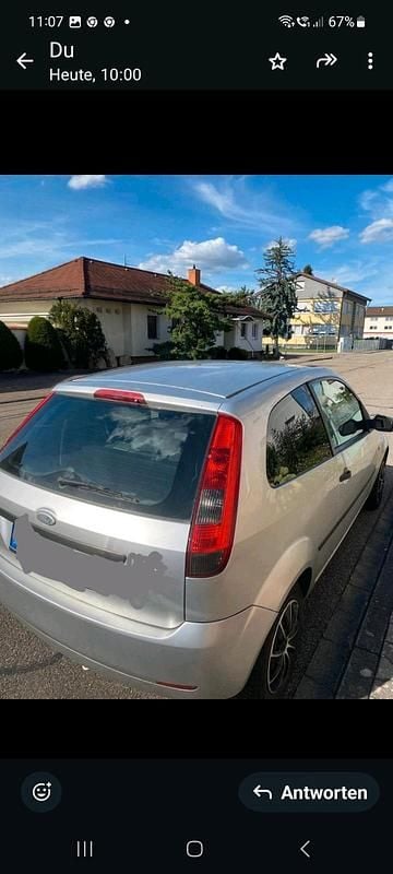 Silber Gebraucht 2003 Ford Fiesta Kleinwagen | 555 € - Bild 1/3