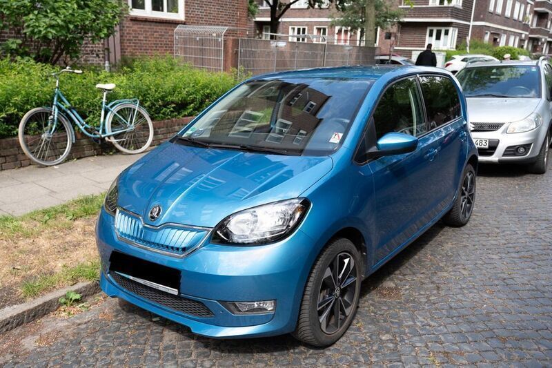 Blau Gebraucht 2021 Skoda Citigo-e IV Style Kleinwagen | 12.000 € (Guter Preis) - Bild 1/4