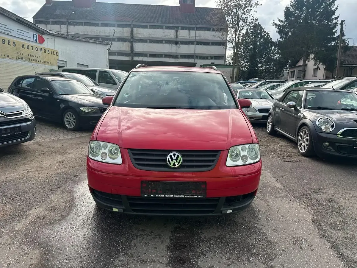 Gebraucht VW Touran Highline 140 PS (102 kW) 2005 Rot Van / Kleinbus