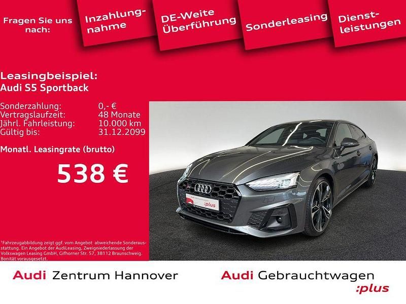 Daytonagrau perleffekt Gebraucht 2022 Audi S5 Sportback Ambiente Kleinwagen | 50.450 € (Fairer Preis) - Bild 1/4