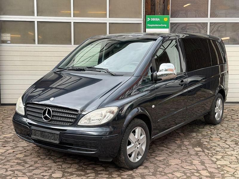 Schwarz Gebraucht 2006 Mercedes Vito Kombi | 4.000 € (Superpreis) - Bild 1/4