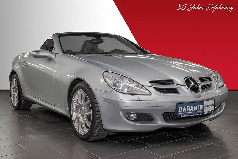 Gebraucht Mercedes SLK350 272 PS (200 kW) 2004 Silber Cabrio