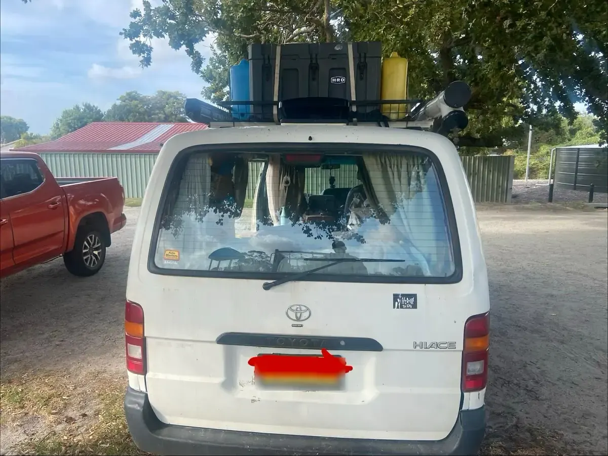 Gebraucht Toyota HiAce 101 PS (74 kW) 1999 Weiß Van / Kleinbus