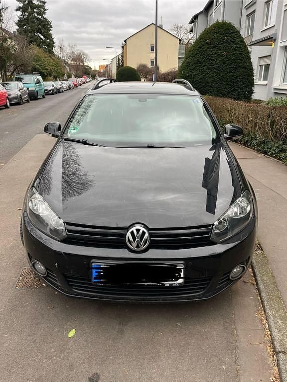 Schwarz Gebraucht 2013 VW Golf VII Match Kombi | 4.600 € (Superpreis) - Bild 1/4