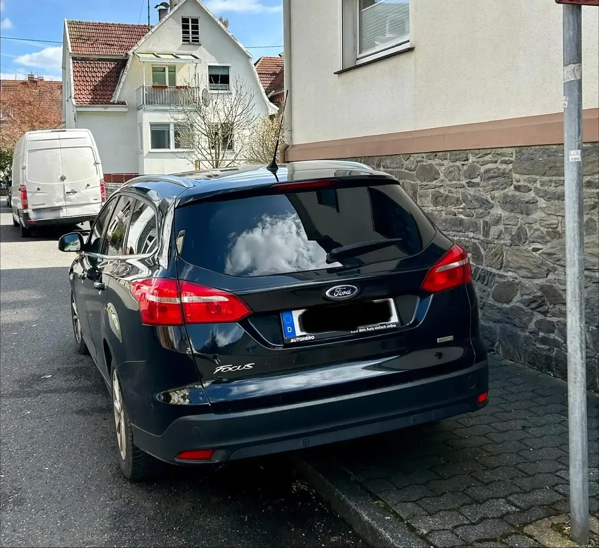 Usata Ford Focus 125 CV (91 kW) 2017 Nero Station wagon