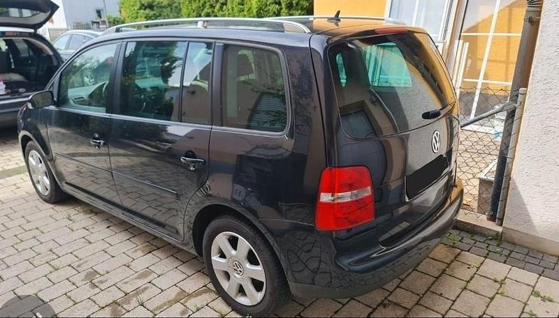 Gebraucht VW Touran Conceptline 90 PS (66 kW) 2004 Schwarz Van / Kleinbus